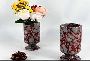 Marble vases